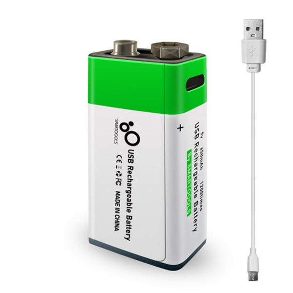 SmarToools 9V Type-C Lithium Rechargeable Battery - Image 2