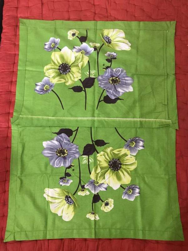 Bed Sheet With 2 Pillow Covers (Single Flower) - Image 2