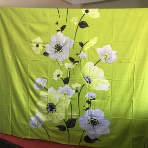 Bed Sheet With 2 Pillow Covers (Single Flower)